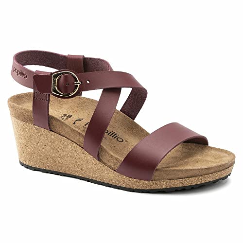 Birkenstock Womens Sybil Ring Buckle Wine Leather 40 N EU