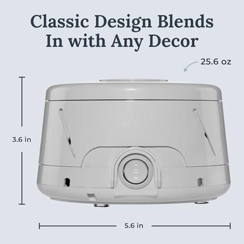 image for Yogasleep Dohm Classic (Gray) The Original White Noise Machine, Soothi