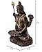 Top Collection Mini Lord Shiva Statue in Lotus Pose - Hindu God and Destroyer of Evil Sculpture in Premium Cold Cast Bronze - 3.2-Inch Collectible Figurine (Sm. Shiva)