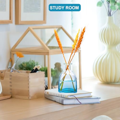 Brajttt Bud Vases for Flowers,Small Vintage Vase for Rustic Wedding Centerpieces,Mini Clear Bud Vases for Flowers,Small Flower Vase Suitable for Birthday Party,Anniversary,Wedding,Baby Shower (Clear) - Image 3