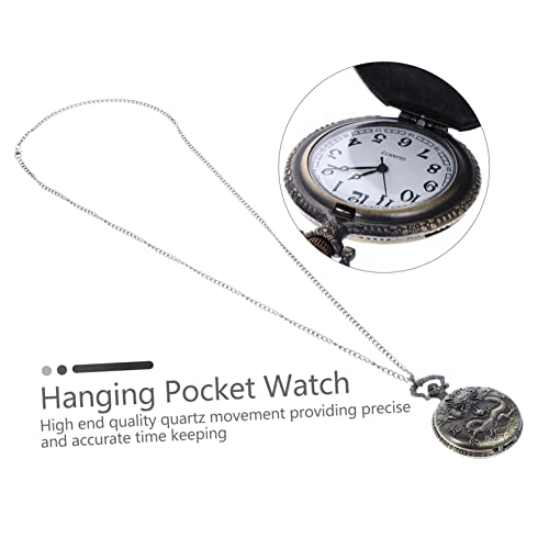 KESYOO Relógio De Bolso Masculino Relógio De Bolso Antigo Colares De Corrente Masculina Colar Do Zod