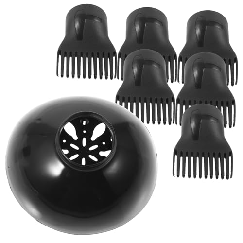 LALADEFIEE 1set Hair Dryer Diffuser Comb Attachment High Temperature Hair Diffuser Nozzle for All Types Comb Design for Easy Styling and