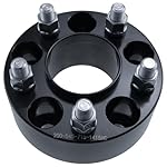 RUICI-LUCKY-4-pcs-2-Hubcentric-Wheel-Spacers-5x45-715mm-14x15-Black