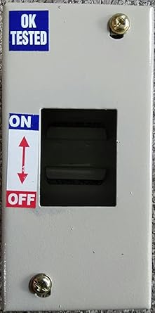 Avinash 2 Pole MCB Metal Box Heavy Duty, Electrical Accessories for Domestic and Commercial Use Sat Of 1 (White)