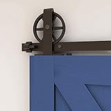 152cm/5FT Schiebetür Barn Holz Innen Tür Schiebetürbeschlag Set Schiebetürsystem/sliding barn door hardware