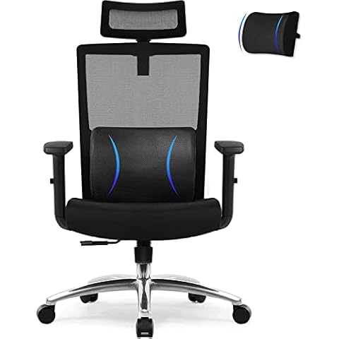 Daccormax Bürostuhl Ergonomisch, Schreibtischstuhl, Mesh Chefsessel Cover