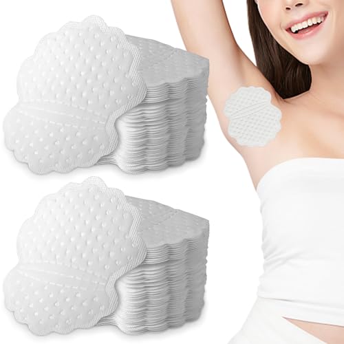 Almohadillas Sudor Axilas,Parches Sudor Axilas Adhesivo,120 Piezas Desechables Parches Antisudor,Almohadillas de Sudoración para Axila Almohadillas Antitranspirantes para Hombres y Mujer