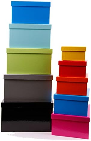 Mediablue Aufbewahrungsboxen 13er Set - Stabile Schachteln Mit Deckel