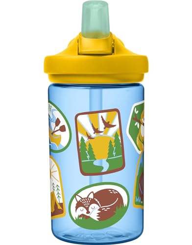 Image of CamelBak Eddy+ Kids Bite Valve Straw Tritan Renew Water Bottle | Kids, with Tritan Renew