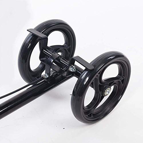 300Lbs Compact & Foldable All-Road Knee Walker Steerable Madical Scooter Crutch Alternative Ideal for Ankle Or Lower Leg Individuals Recovering from A Broken Foot, Broken Ankle Or Ankle Surgery Black