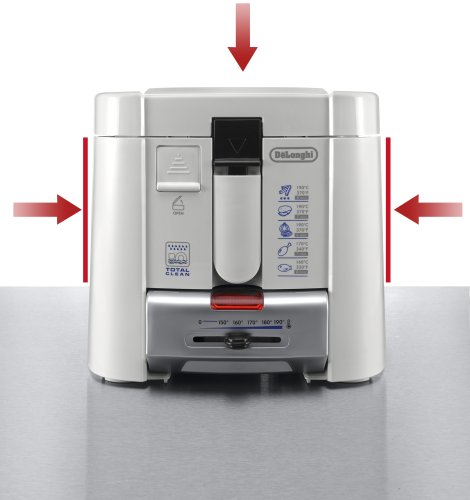 De'Longhi F13235 Fritteuse, Weiß – Bild 3