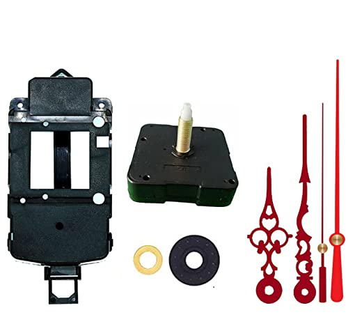 Image of TIK-TIK Pendulum Type Quartz Clock Moviment Mechanism 22 MM Ticking Motor DIY Kit (Maroon,Red)