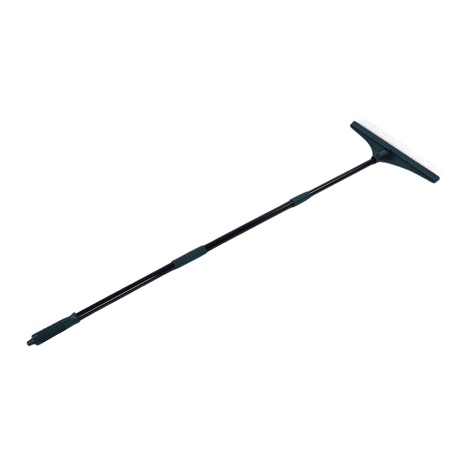 SIXRUN Rastrillo para Césped Artificial, Herramienta Ergonómica para Jardín, Cabezal de Cepillo Suave para Limpieza de Césped y Patio, de 3 Secciones