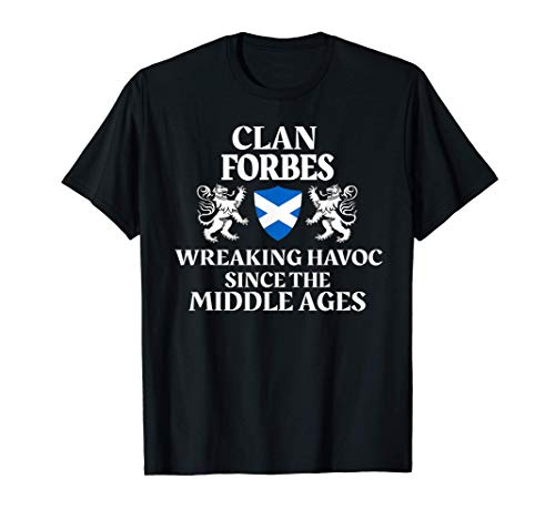 Forbes Scottish Family Clan Scotland Name T-Shirt