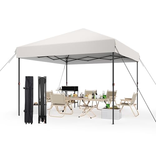 Pop Up Canopy Tent 10x10ft Portable Outdoor Sun Shelter UPF...