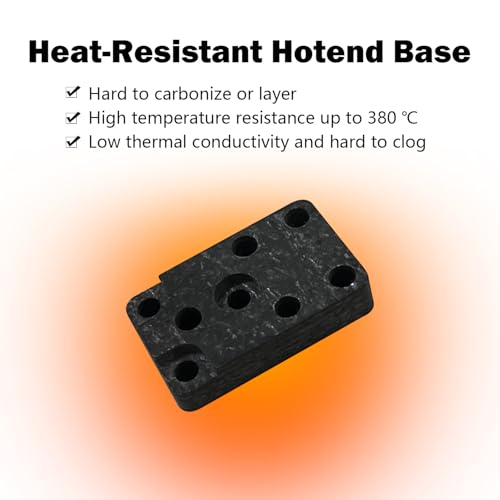 HzdaDeve Heizung Montage Kit für A1 Mini/A1 Hot End Heizung Komponente mit Heizkartusche und Thermistor Temperatursensor Wärmeisolierende Basis Clip für Bambu Lab 3D-Drucker Zubehör