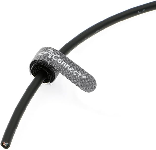 HR10A-7P-6S Hirose 6-Pin Female to Open End Cable, High-Flex Drag Chain Camera Cable for Basler, Cognex, Sony, Hikvision & 20+ Industrial Cameras - Power, I/O, Data Transmission (20M/65.62ft)