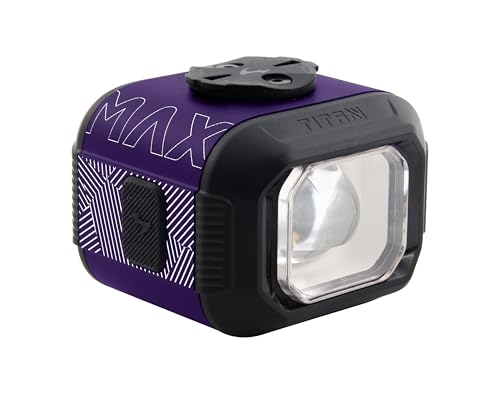 Éclairage avant de vélo 1700 lumens Moon Titan Max Purple longue autonomie