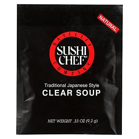 Sushi Chef Clear Soup Packages - 0.33 oz Cover