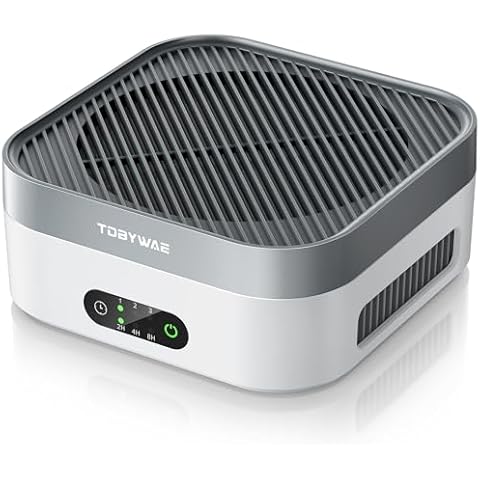 Air Purifier TDBYWAE Air Purifiers for Home Bedroom Up to 600 ft², True HEPA Air Purifier for Pets Dust Dander Pollen Odor Smoke, New Quiet Wind Wheel System Small Mini Car Air Purifier Cover