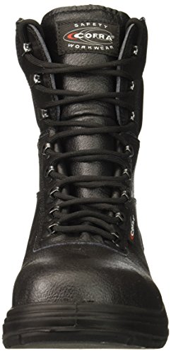 COFRA Leather Work Boots - US ROAD Treadless Asphalt Footwear with Composite Safety Toe & Heat Defender Nitrile Rubber Outsole - Size 10 - Thumbnail 2