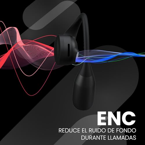 Miniatura 2 de SPC Boost Pro - Auriculares inalámbricos Bluetooth Open-Ear con ENC Cancelación Ruido | 30h de batería | Google Fast Pair | Doble conexión | IPX4 | Control táctil y Asistente de Voz – Negro