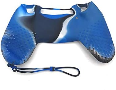 Full Skin Compatible Shell Housing Case Cover Protector Cover for Sony Playstation 4 PS4 Controller (Camou Blue)