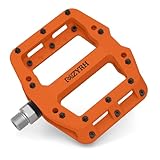 MZYRH Mountain Bike Pedal 9/16' 3 Sealed Bearings Lightweight Non-Slip Nylon Fiber Bicycle Platform Pedals for Road BMX MTB