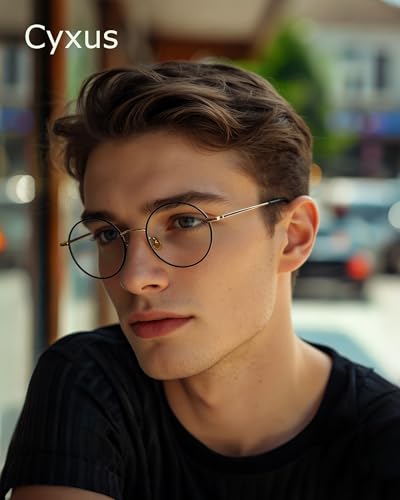 Cyxus Blue Light Glasses for Men and Women, Metal Frame Computer Eyeglasses for Office, Gaming, Reading 8090T62-US — view 3