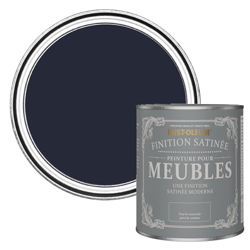 Rust-Oleum Peinture Bleu Marine pour Meubles, Finition Satinée - Odyssée 750ml