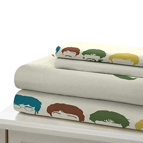 Ste-X Ensemble De Housse De Couette Facile d’entretien | Taille du Lit Double | La Literie des Beatles (220 x 240 cm,Musique 04) - Les Beatles, Paul McCartney, John Lennon, RIngo Starr, George Harrison Ste-X Ensemble De Housse De Couette Facile d'entretien | Taille du Lit Double | La Literie des Beatles (220 x 240 cm,Musique 04) – Image 5