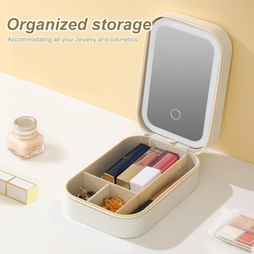 Bolsa de Maquillaje con Espejo LED y Luz Ajustable miniatura 5