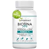Biotina Plus Dosis Muy Alta - Potente Para Crecimiento Del Cabello – Vitaminas Para El Cabello Mujer Hombre -...