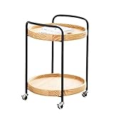 badezimmer hochschrank kiefer □ Muti-Nutzung: Dieser servierende Trolley ist ideal für Wohnzimmer / Schlafzimmer / Küche, Lagerregisse, Beautyclubs, Kurclubs usw.