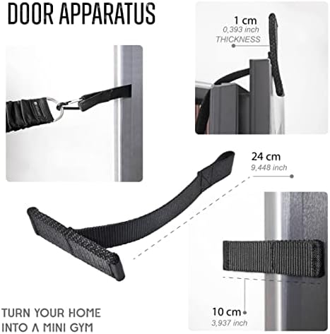 Rebuwo Çok Fonksiyonlu Direnç Lastiği Seti Multifunction Resistance Set Çok Amaçlı Taşınabilir Egzersiz Lastiği Seti Üst Vücut Alt Vücut Çalıştırma Aparatı - Görsel 7