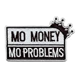 Mo Money Mo Problems Crown Patch Rap Music Embroidered Iron On