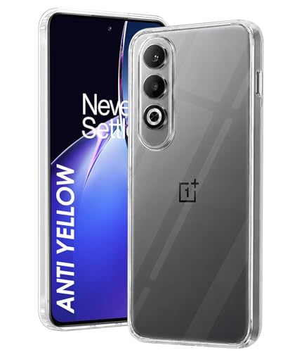 Image of DIZORO Compatible with Oneplus nord Ce4 5G Back Cover Case Clear,[ Anti Yellow ][Military Grade Protection] Hard PC Back Cover Transparent