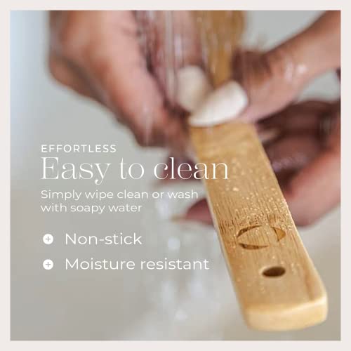 Rehau Bamboo Kitchen Utensils Set 8Pcs – Non-Stick Wooden Spoons For Cooking – Quality Wooden Spoon & Wooden Spatula Set, Kitchen Wooden Utensils For Cooking - Easy To Clean Wooden Cooking #TOP5