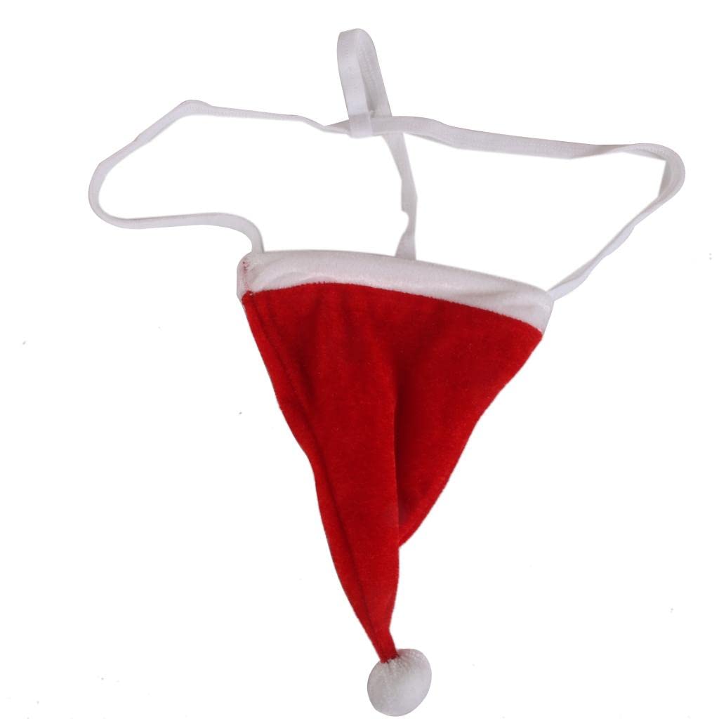 Men's Christmas Hat Style G-String Underwear Thong Panty Red | Clothing Shoes & Accessories | Mens Clothing | Underwear | 1 Piece Mens Santa Hat Underwear-image-16