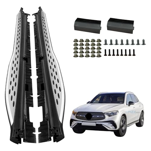 Estribos laterales para Mercedes Benz GLC 2023-2025, aluminio, 2 pcs miniatura 1