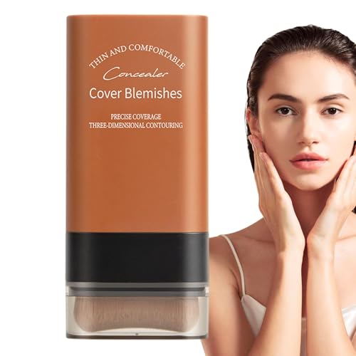 2025 Korean Hydrating Lightweight Foundation Stick With Brush, Vivien Beauty Foundation Stick, Korea Faultless Eraser Foundation Stick, Instant Concealing Faultless Eraser for Make-Up