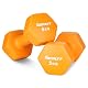 Hanteln 5 kg Athlyt Neopren Dip Dumbbell Orange 2 x 5 kg