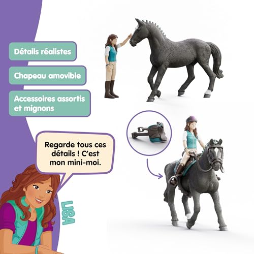 Figurines Cavalière Lisa et Storm special SCHLEICH 42712 Horse Club Dès - vue 8