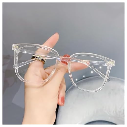Oversized Clear Frame Glasses for Women,Blue Light Blocking Computer Glasses,Large Frame Flatters Face Shape