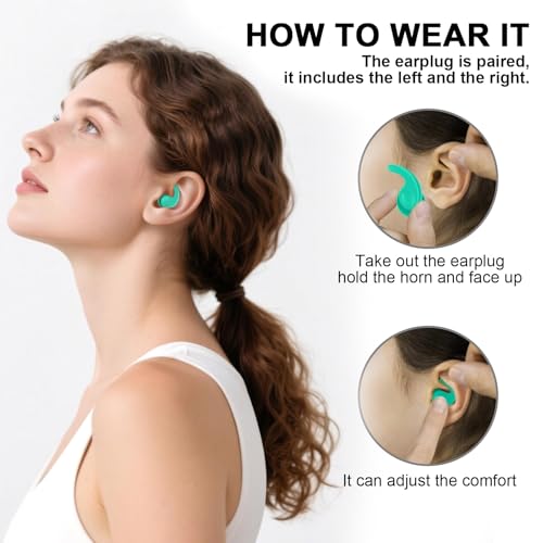 AURIVEE Tapones oidos Natación - 5 Pares Reutilizables de Tapones Oidos Silicona Natacion Impermeables para Nadar, Surf, Buceo & Deportes Acuáticos (Adultos & Jóvenes 14+) - imagen 8