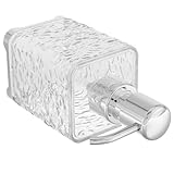 GALPADA 泡立てボトル 手動プレス式 泡ソープディスペンサー 透明角型 詰め替え可能 フェイスウォッシュ ハンドソープ ボディウォッシュ シ