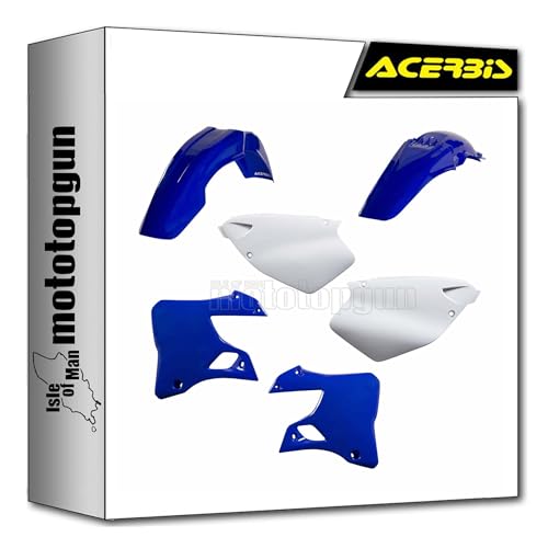 Cache carénage argent Acerbis 0007556.553.098 pour Yamaha YZ 125 1996-1999