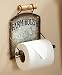 The Lakeside Collection Farmhouse Toilet Paper Holder - Wall-Mounted with Distressed Metal