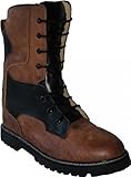 Hergestellt in Handarbeit German Wear Freizeit Wanderstiefel Jagdstiefel Stiefel aus Nubuckleder Braun, Schuhgröße:44