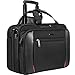 Produktbild EMPSIGN Bussiness Trolley Laptoptasche mit Rollen, Rolling Laptop Case mit Rädern Bis zu 17,3 Zoll Laptop wasserdichte Aktentasche für Geschäft/Pendeln/Reisen/Schule-Schwarz